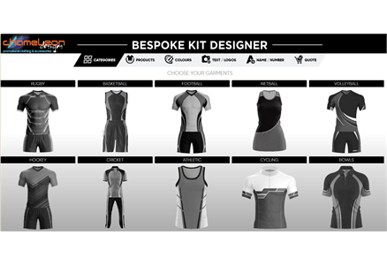 Bespoke Sports Kit Designer
