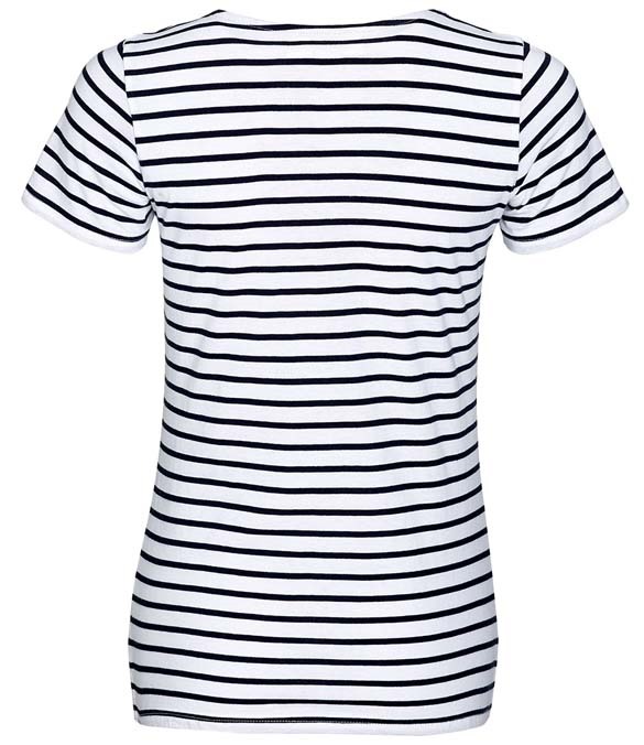 SOL&#39;S Ladies Miles Striped T-Shirt