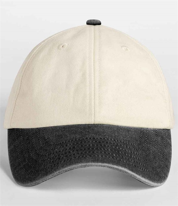 Beechfield Contrast Peak Low Profile Vintage Cap