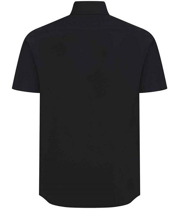 Henbury Short Sleeved Cotton Feel Coolplus&#174; Shirt