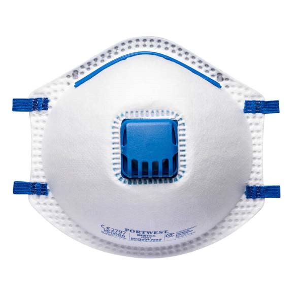 P2V Respirator Valved (10)