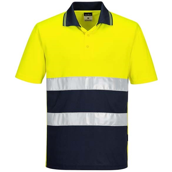 Two-Tone Lightweight Polo Shirt S/S