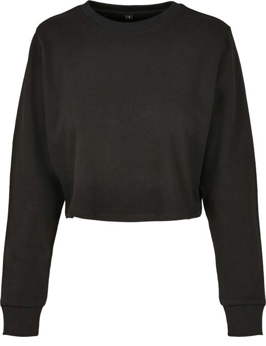 Women’s terry cropped crew