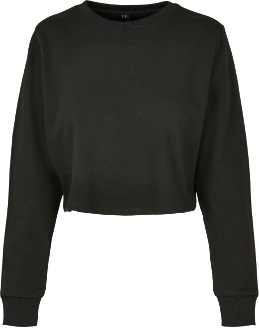 Women’s terry cropped crew