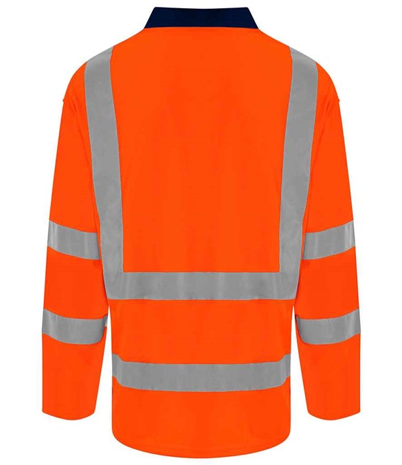 Pro RTX High Visibility Long Sleeve Polo Shirt