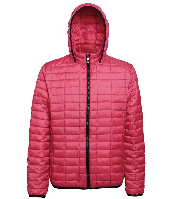 Honeycomb hooded jacket