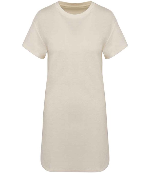 Native Spirit Ladies Terry Towel Dropped Shoulder T-Shirt Dress