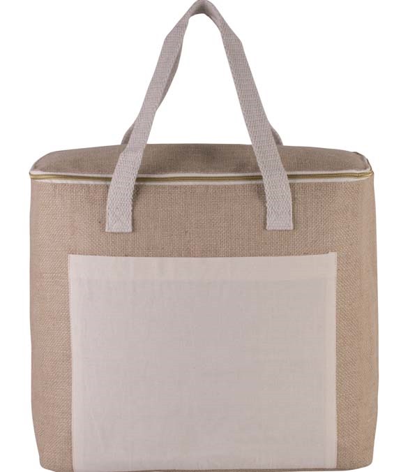 Kimood Large Jute Cool Bag