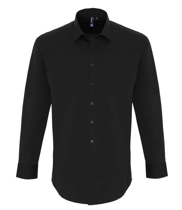 Premier Long Sleeve Stretch Fit Poplin Shirt