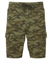 Men?s camo cargo utility shorts