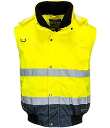 Portwest 3-in-1 Hi-Vis Bomber Jacket