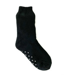 Adult sherpa socks with turndown