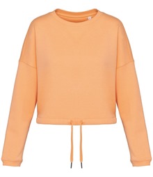 Native Spirit Ladies Oversized Cropped Sweatshirt