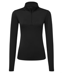 Women?s TriDri? recycled long sleeve brushed back ? zip top