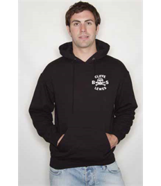 Black Hoodie with Cliffe Bonfire Society printed on left chest