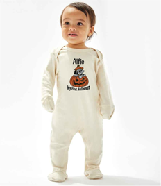 Personalised Babygrow - My First Halloween