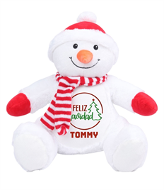 Mumbles Zippie Snowman (with option to personalise)