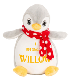 Mumbles Zippie Penguin (with option to personalise)