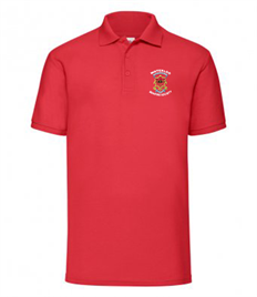 SS11 Fruit of the Loom Poly/Cotton Piqué Polo Shirt Red
