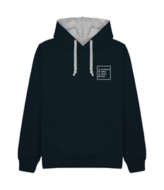 Eclipse Premium Contrast Hoodie (with option to personalise)