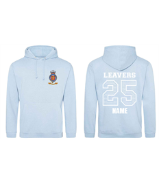 King's Academy, Ringmer - Sky Blue Colour Leaver's Hoodie