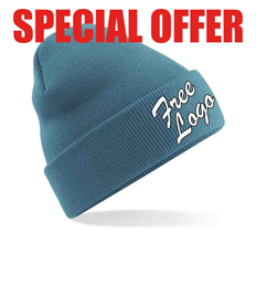 75x BB45 Beechfield Original Cuffed Beanie + FREE Embroidery